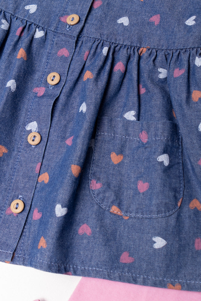 Denim Top & Leggings Set (1)