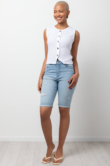Bermuda Shorts Light  Blue