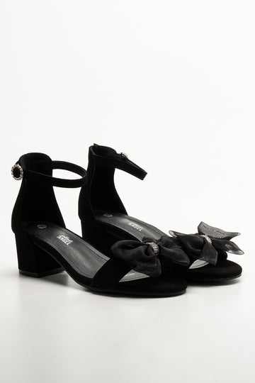 Block Heel Sandals Black