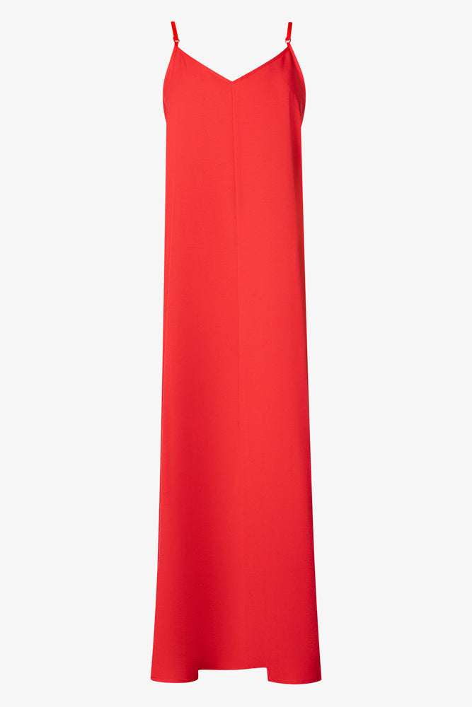 Maxi A-Line Dress Red
