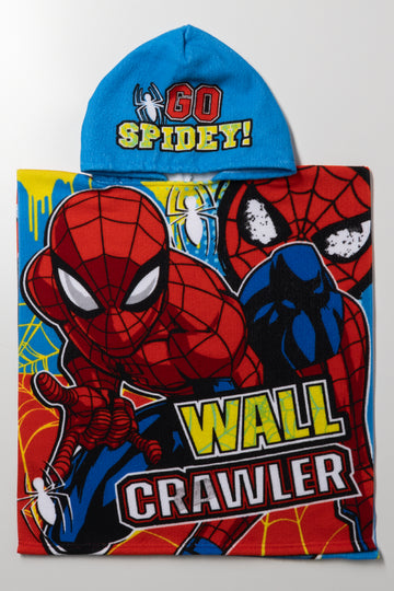 Spider-Man Hooded Towel Red