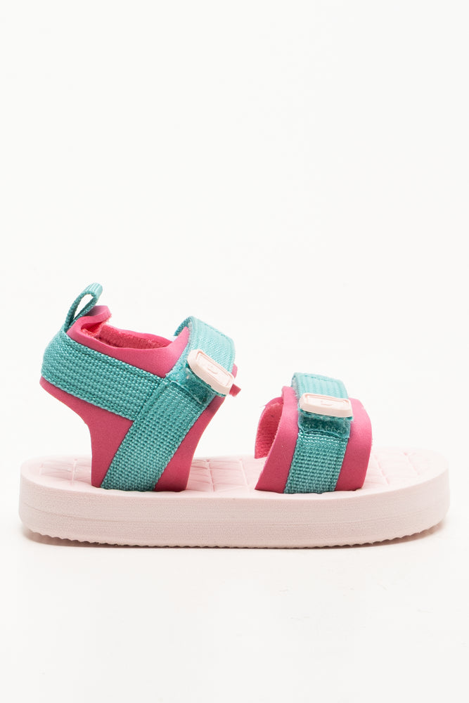 Double Strap Sandals Pink