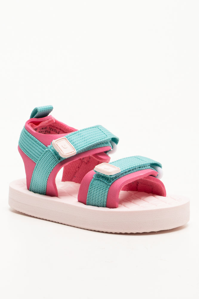 Double Strap Sandals Pink