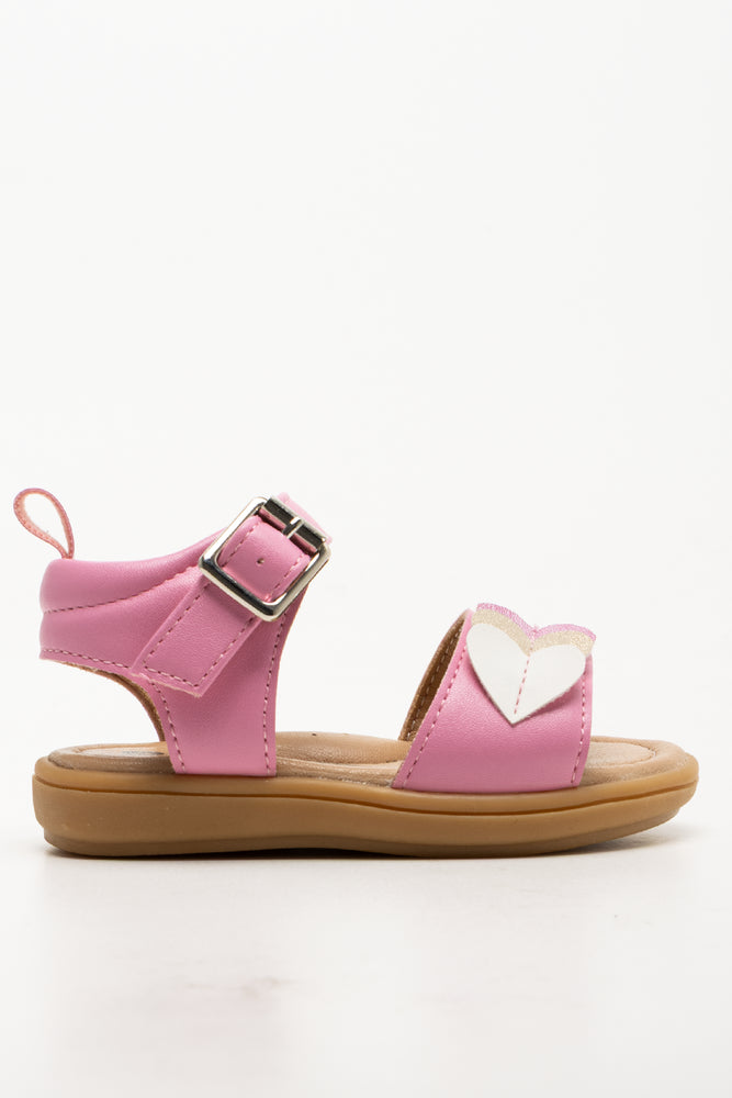 Heart Sandals Pink (1)