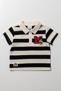Mickey Mouse Golfer Black And Cream