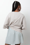 Oversized Short Sleeve T-Shirt Grey (3)