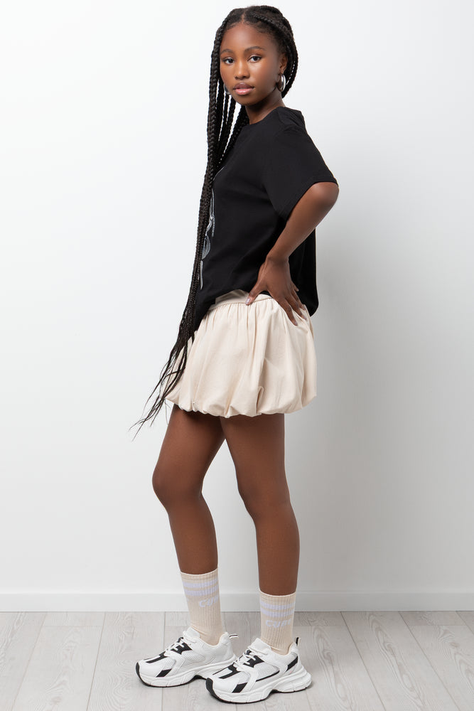 Oversized Short Sleeve T-Shirt Black