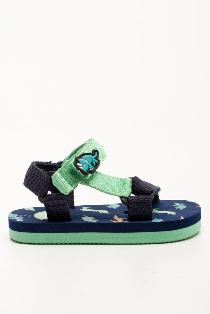 Dino Sandals Navy And Green