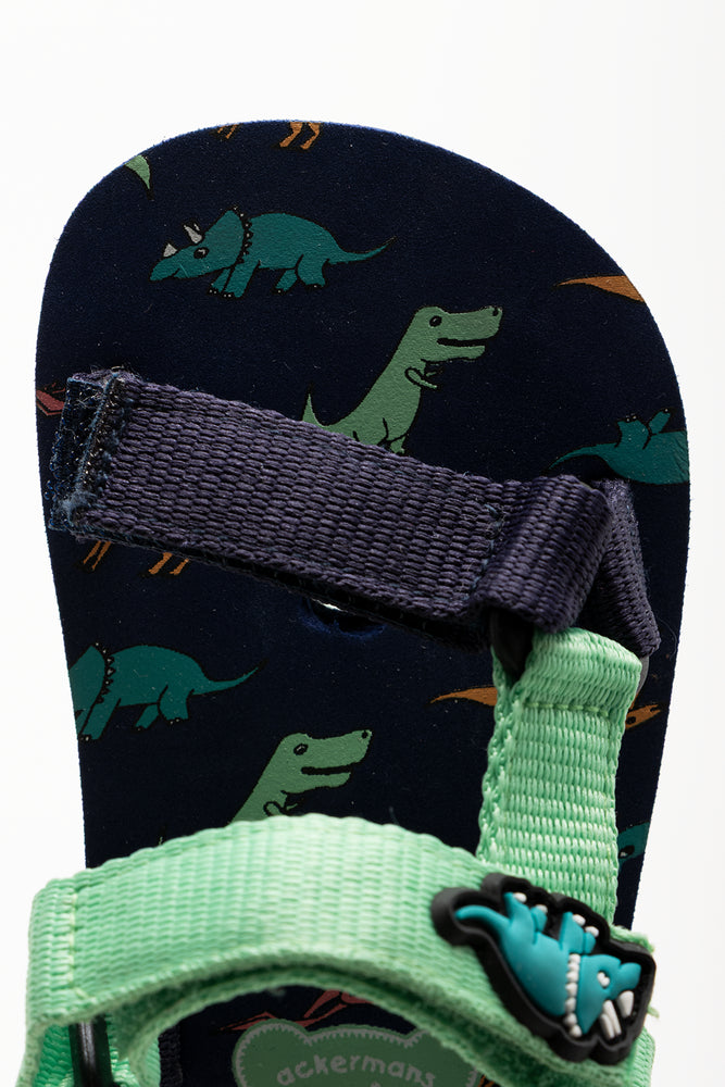 Dino Sandals Navy And Green (4)