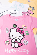 Hello Kitty 3 Pack T-Shirts Yellow, White And Pink (1)