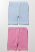 Hello Kitty 2 Pack Cycling Shorts Grey And Pink (2)