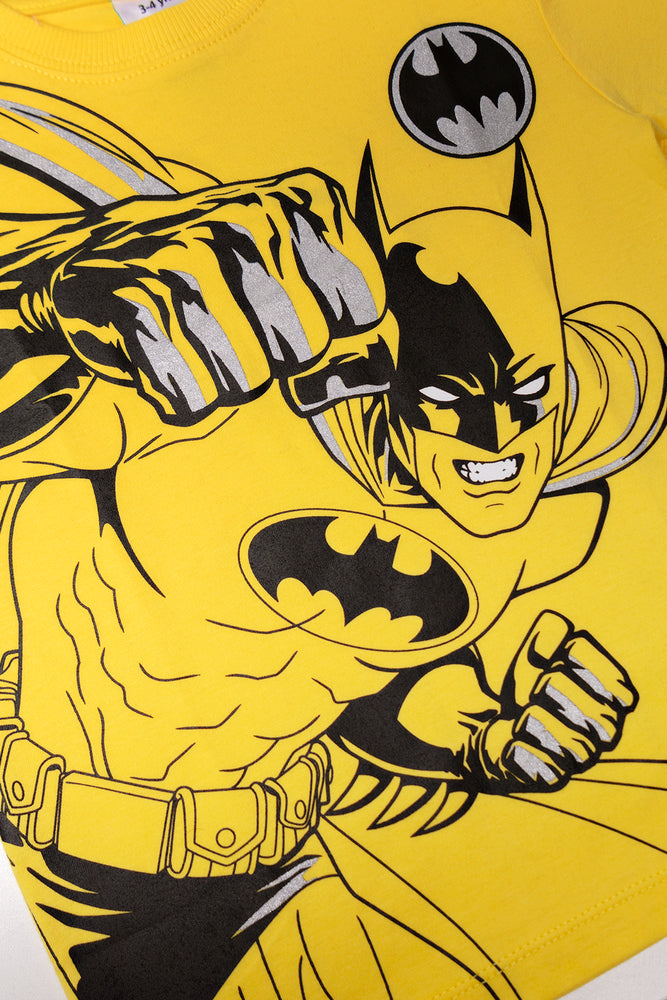 Batman Short Sleeve T-Shirt Yellow