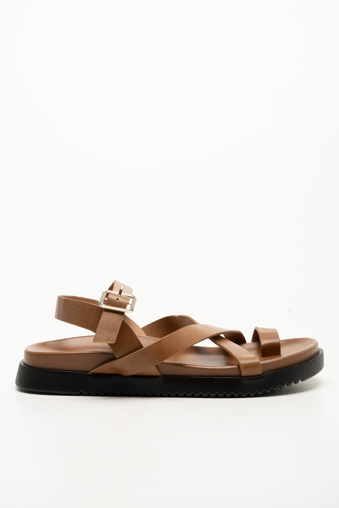 Strappy Sandals Tan (1)