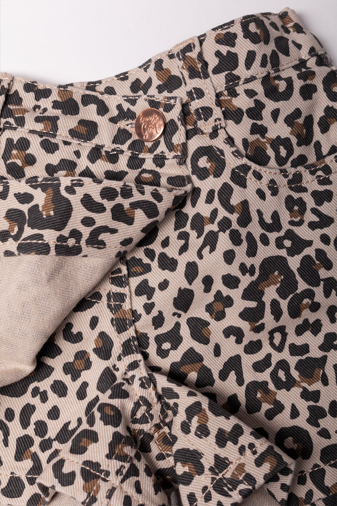 Animal Denim Skorts Natural (1)