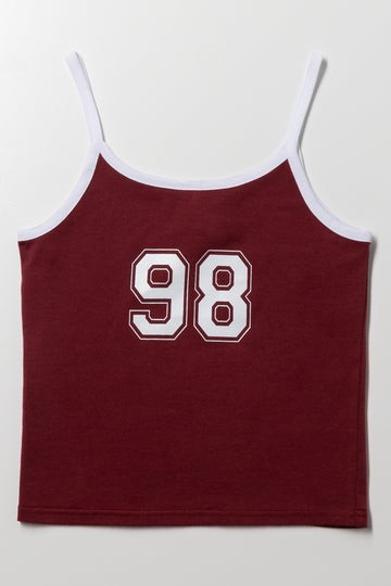 Strappy Cami Burgundy