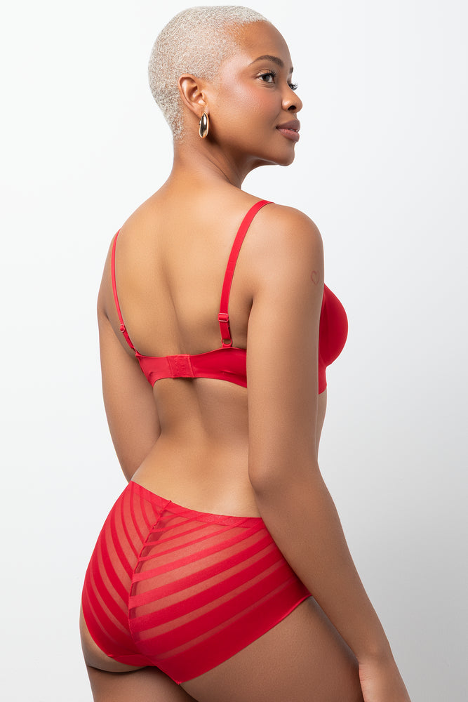 Bonded Bralette Red (2)