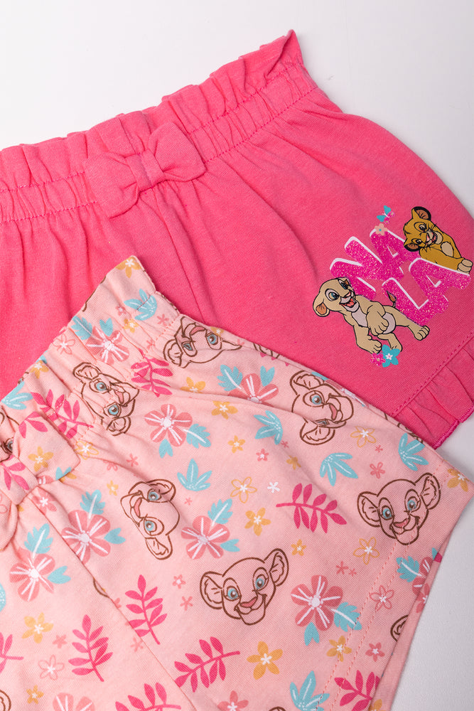 Nala 2 Pack Shorts Pink (1)