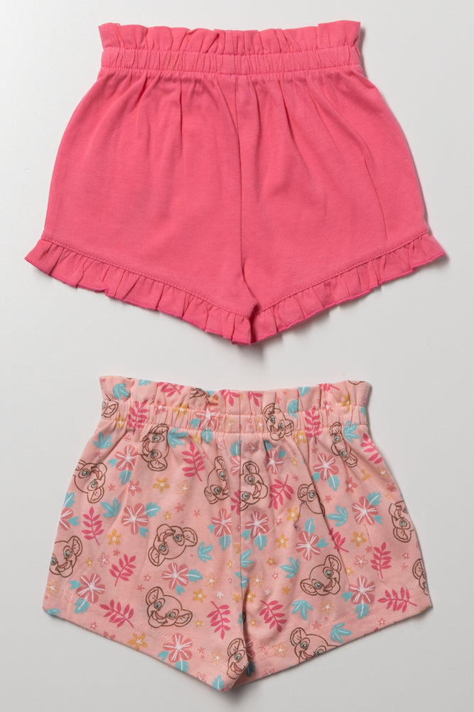 Nala 2 Pack Shorts Pink (2)