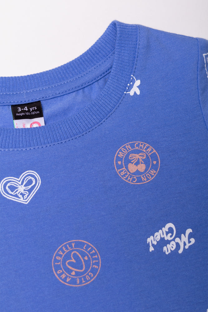 Short Sleeve T-Shirt Blue (1)