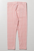 Gingham Rib Leggings Peach (2)