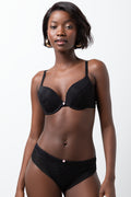 3 Pack Brazilian Panties Black, Natural And Pink
