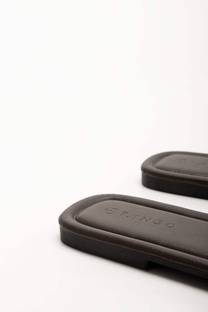 Weave Mule Sandals Brown (3)