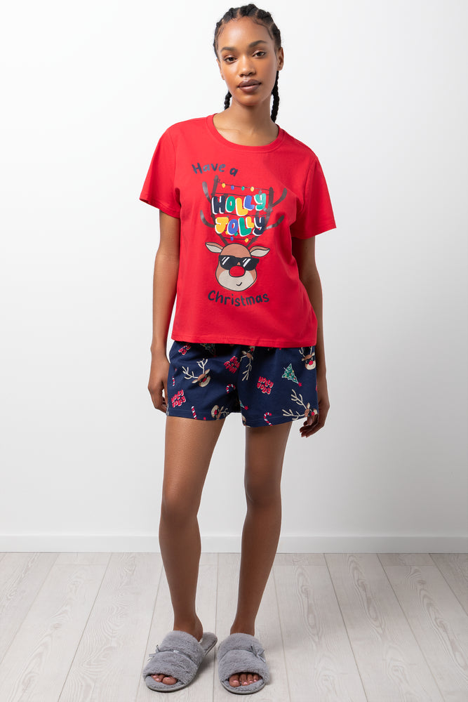 Christmas Pyjama Set Red