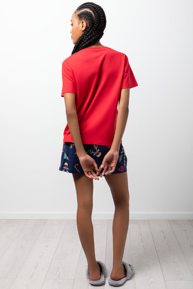 Christmas Pyjama Set Red (2)