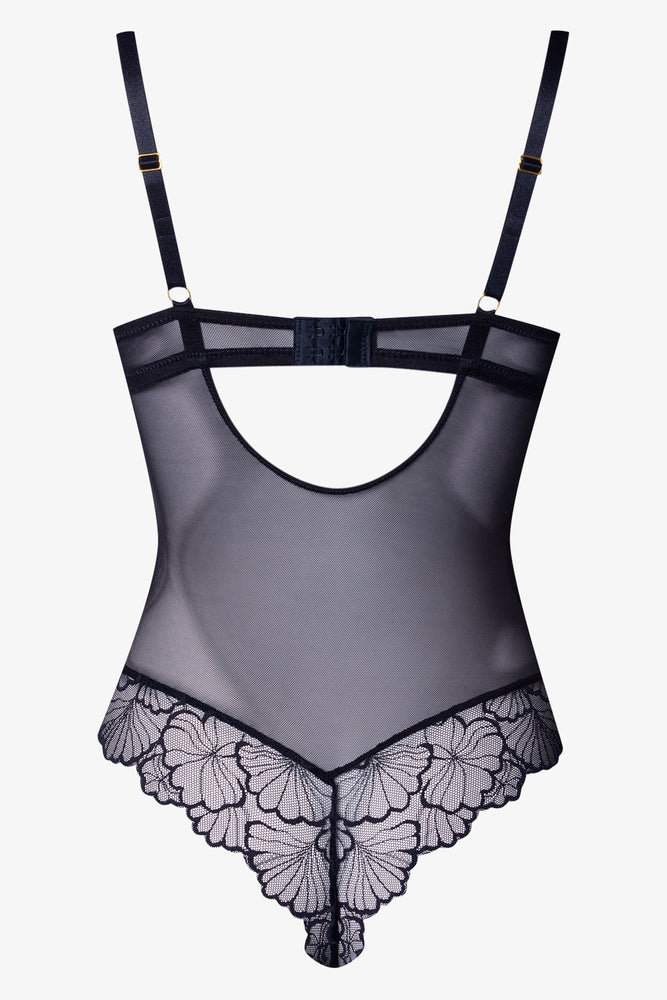 Lace Bodysuit Black