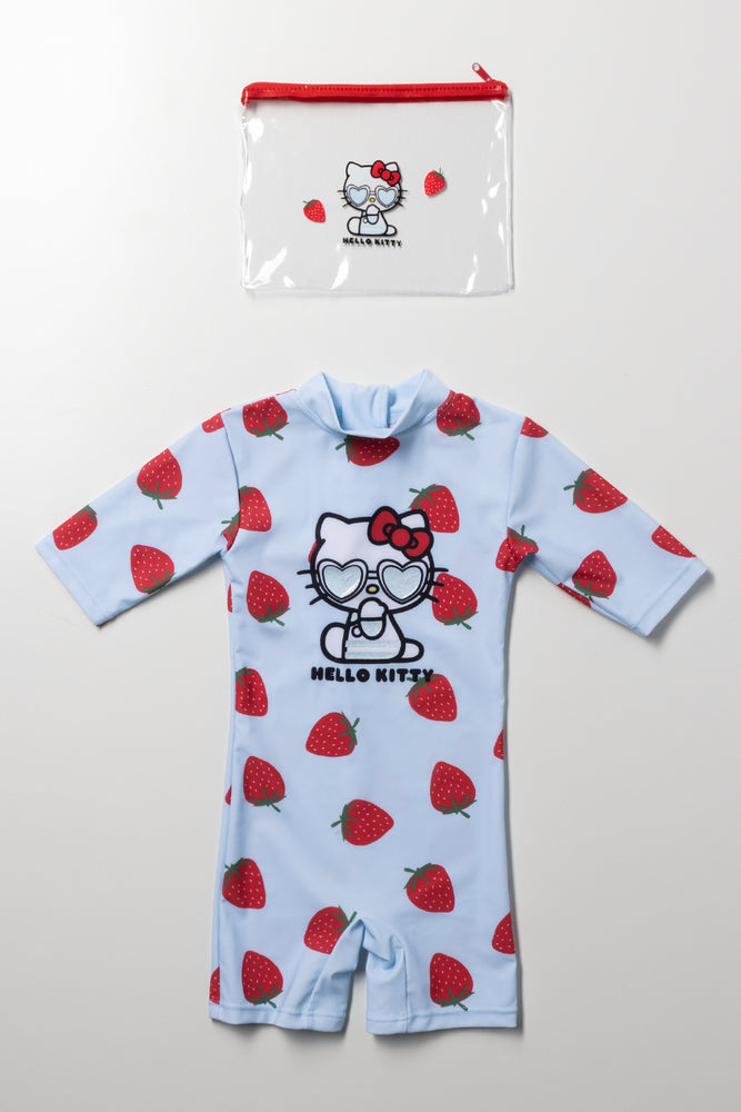 Hello Kitty Swimsuit Blue