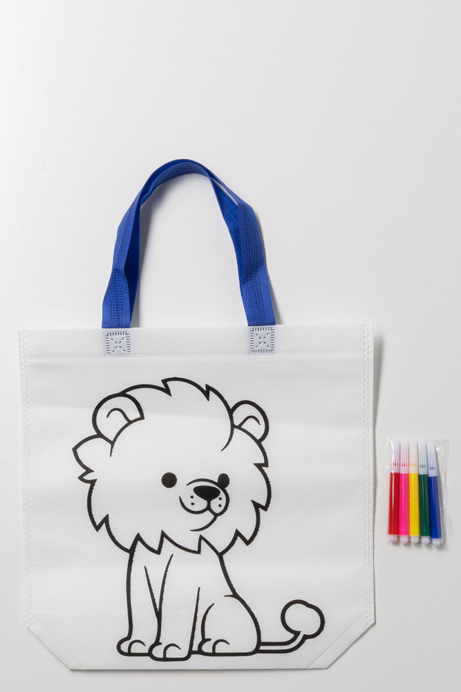 Colour Me Lion Tote Bag
