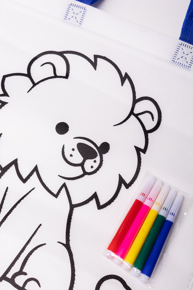 Colour Me Lion Tote Bag (1)