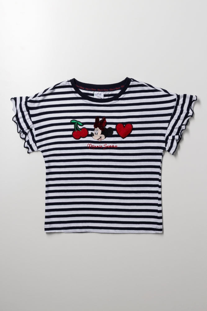 Minnie Mouse T-Shirt Black And White