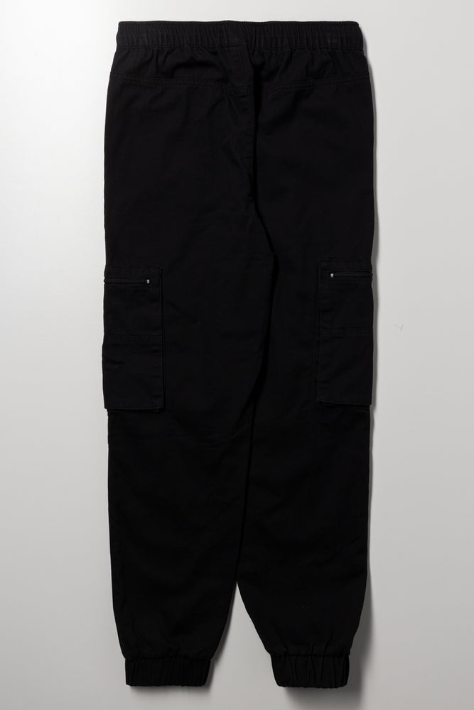 Cargo Joggers Black (2)