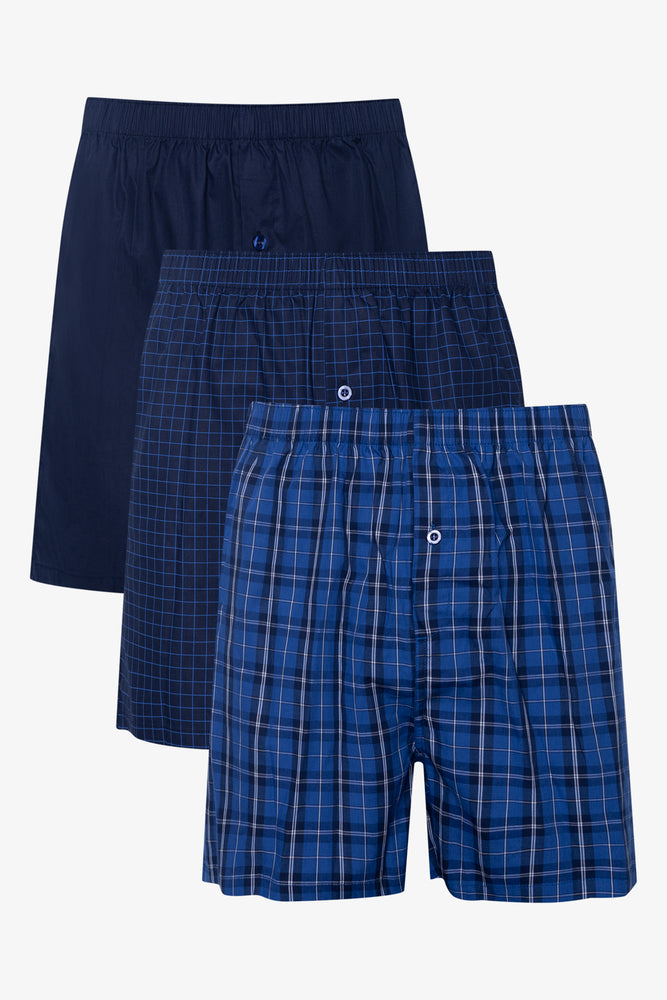 3 Pack Boxers Navy