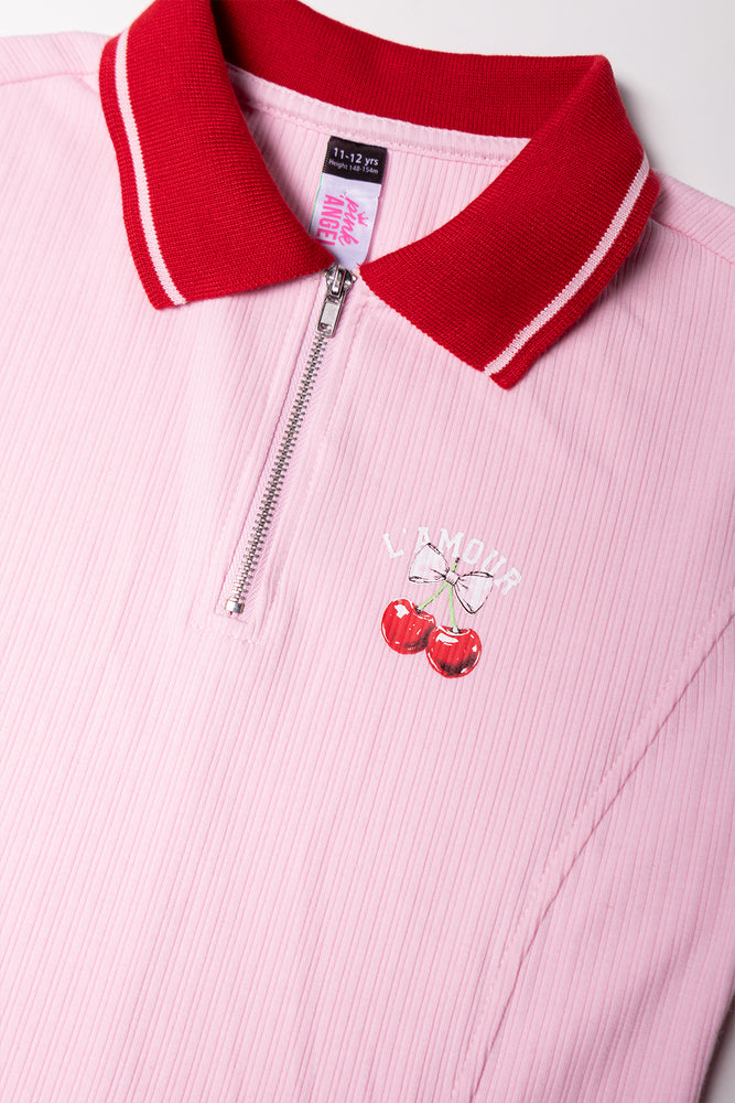 Skater Dress Pink (1)