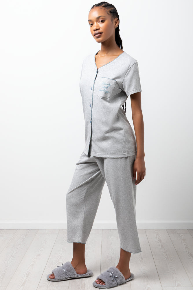Capri Pyjama Set Grey