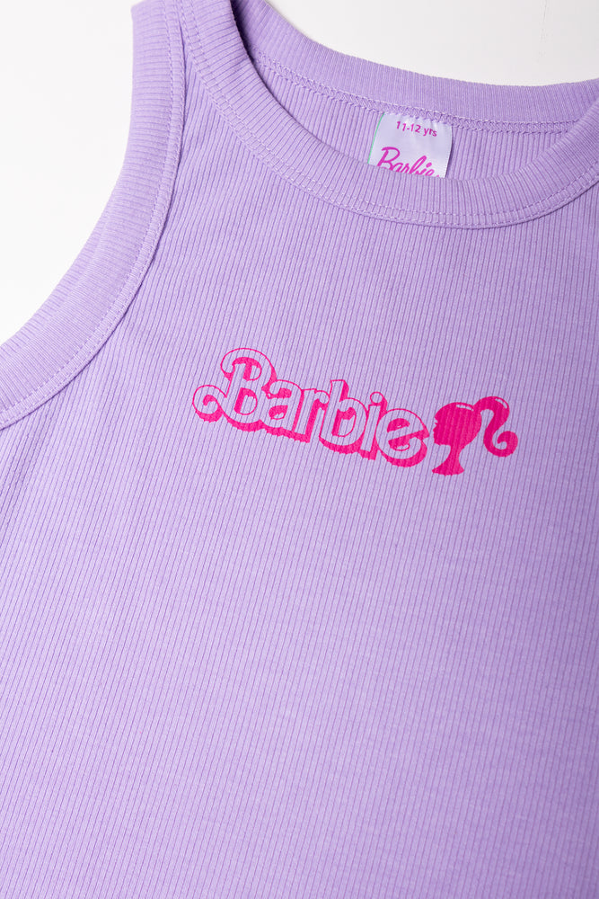 Barbie Rib Dress Purple