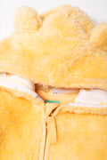 Fleece Babygrow Yellow (1)