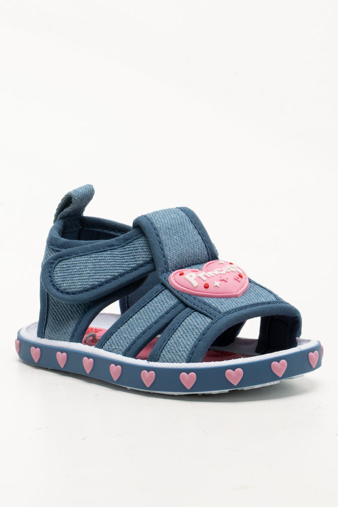 Princess Denim Sandals Blue (1)