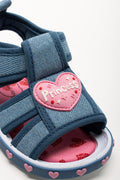 Princess Denim Sandals Blue (2)
