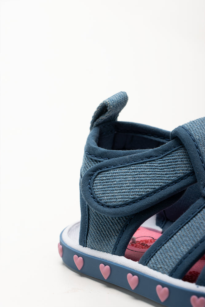 Princess Denim Sandals Blue (3)