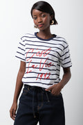 Short Sleeve T-Shirt Black And White