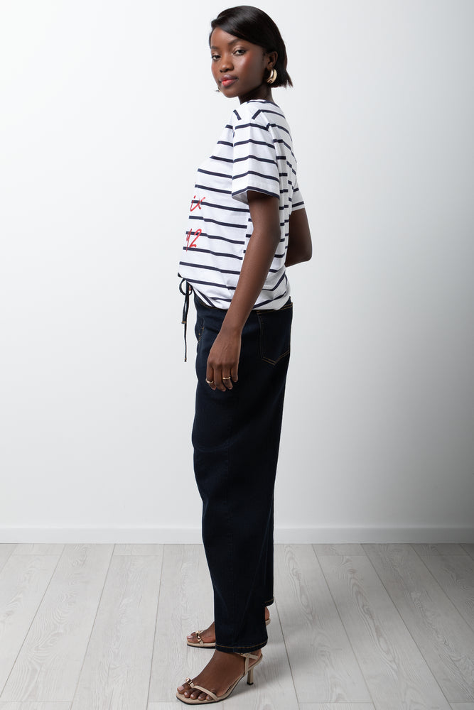 Short Sleeve T-Shirt Black And White (1)