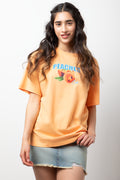 Oversized Short Sleeve T-Shirt Orange