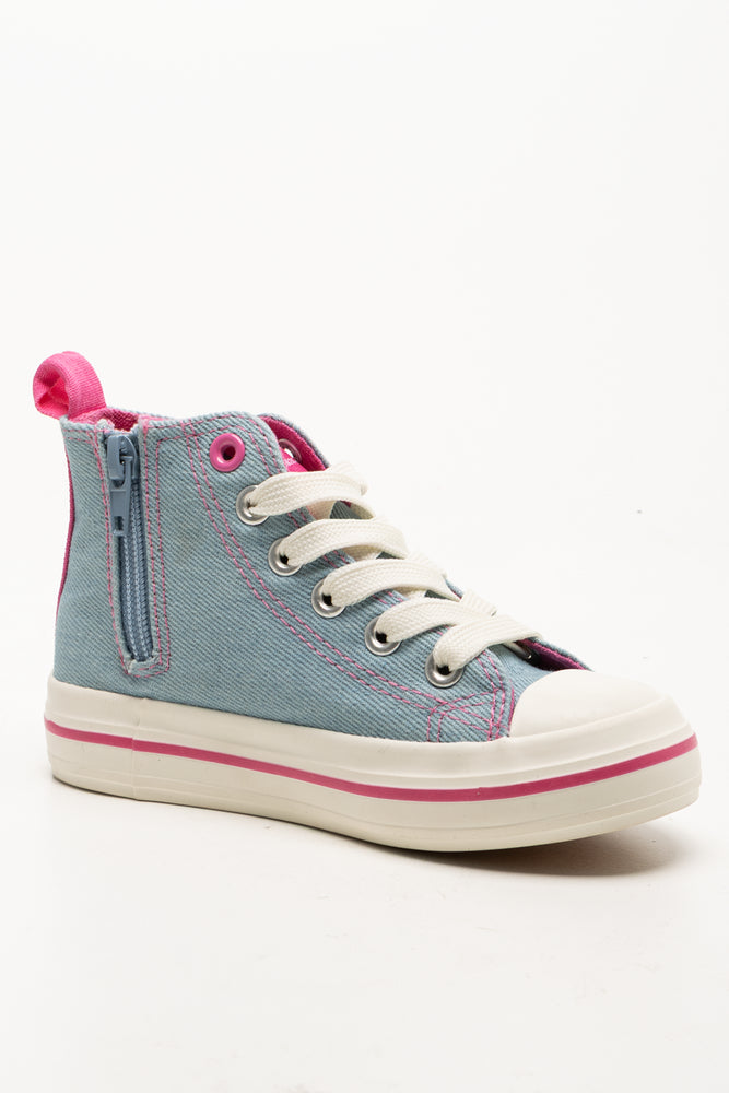 Barbie Denim High Top Sneakers