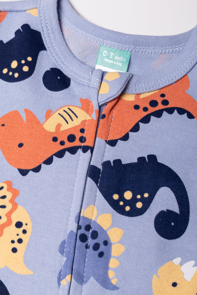 Dinosaur Babygrow Blue