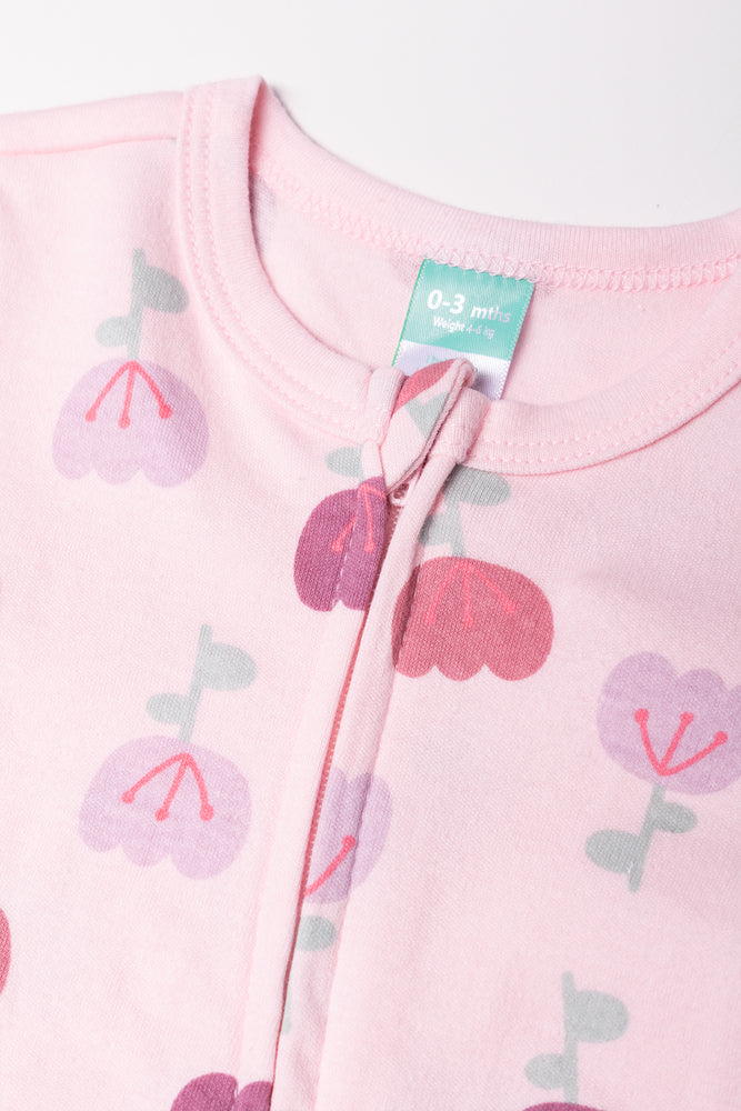 Tulip Babygrow Pink