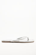 Thong Mule Sandals Silver (1)