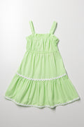 Tiered Dress Green